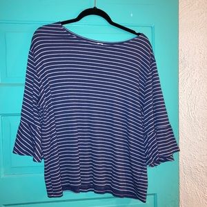 Blue Striped Shirt - Old Navy